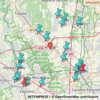 Mappa Via Palestro, 21040 Cislago VA, Italia (5.659)