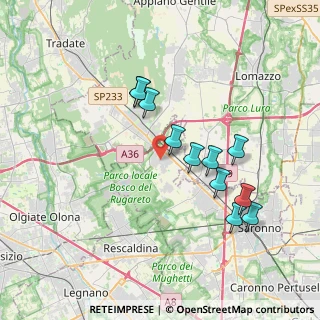 Mappa Via Palestro, 21040 Cislago VA, Italia (3.42273)