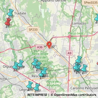 Mappa Via Palestro, 21040 Cislago VA, Italia (6.90688)
