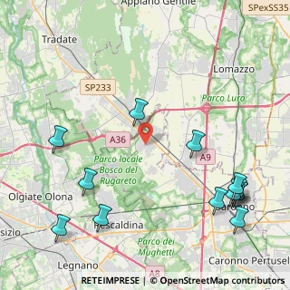 Mappa Via Palestro, 21040 Cislago VA, Italia (5.59385)