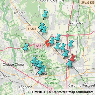 Mappa Via Palestro, 21040 Cislago VA, Italia (3.7725)