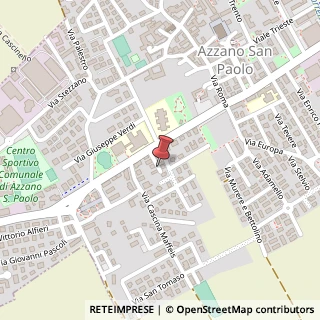 Mappa Via Torquato Tasso, 8, 24052 Azzano San Paolo, Bergamo (Lombardia)