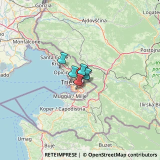 Mappa Area Science Park, 34149 Trieste TS, Italia (15.17545)