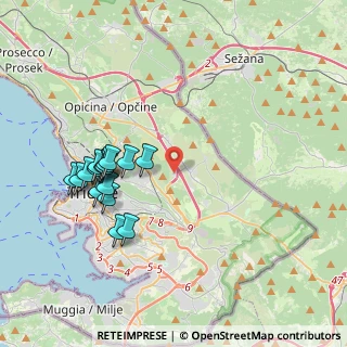 Mappa Area Science Park, 34149 Trieste TS, Italia (3.9325)