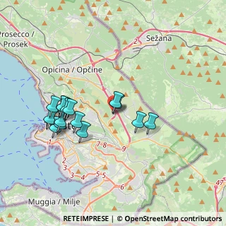 Mappa Area Science Park, 34149 Trieste TS, Italia (3.45333)