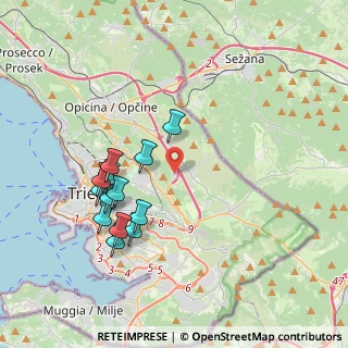 Mappa Area Science Park, 34149 Trieste TS, Italia (3.69615)