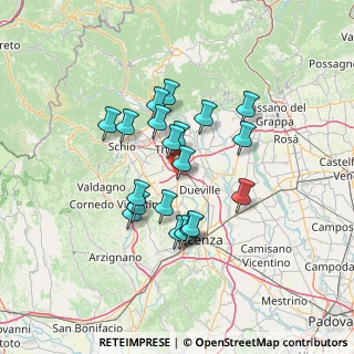 Mappa Via Capovilla, 36030 Villaverla VI, Italia (11.184)