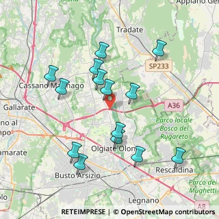 Mappa Via Risorgimento, 21058 Solbiate Olona VA, Italia (3.82429)
