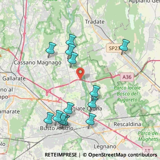 Mappa Via Risorgimento, 21058 Solbiate Olona VA, Italia (4.30308)