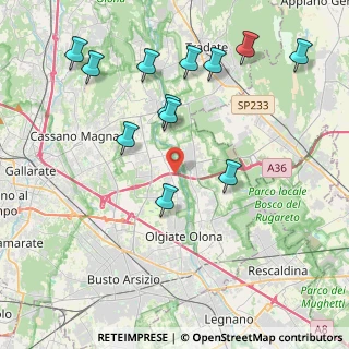 Mappa Via Risorgimento, 21058 Solbiate Olona VA, Italia (4.45833)
