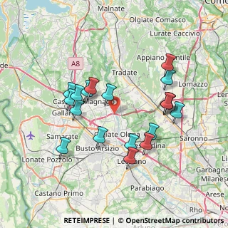 Mappa Via Risorgimento, 21058 Solbiate Olona VA, Italia (7.03053)