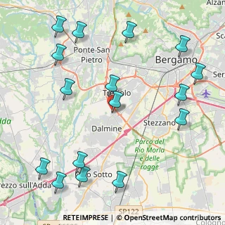 Mappa Via C.Menotti, 24044 Dalmine BG, Italia (5.32375)