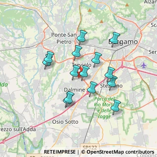 Mappa Via C.Menotti, 24044 Dalmine BG, Italia (3.05357)