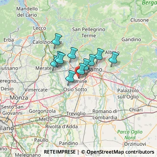Mappa Via C.Menotti, 24044 Dalmine BG, Italia (8.73545)
