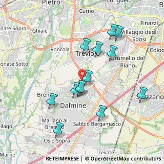 Mappa Via C.Menotti, 24044 Dalmine BG, Italia (1.83154)