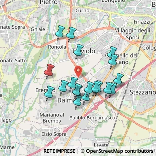 Mappa Via C.Menotti, 24044 Dalmine BG, Italia (1.6445)
