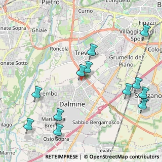 Mappa Via C.Menotti, 24044 Dalmine BG, Italia (2.5525)