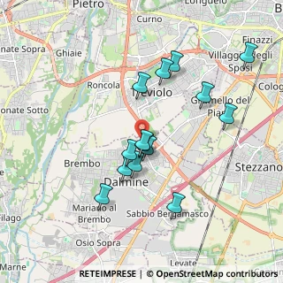 Mappa Via C.Menotti, 24044 Dalmine BG, Italia (1.67714)