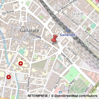 Mappa Via Cavour, 13, 21013 Gallarate, Varese (Lombardia)