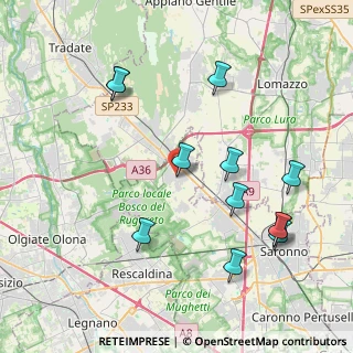 Mappa Via Umberto I, 21040 Cislago VA, Italia (4.3825)