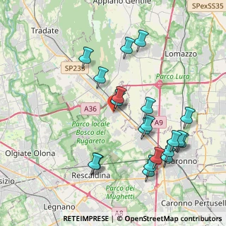 Mappa Via Umberto I, 21040 Cislago VA, Italia (4.201)