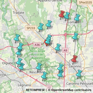 Mappa Via Umberto I, 21040 Cislago VA, Italia (4.968)