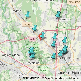 Mappa Via Umberto I, 21040 Cislago VA, Italia (4.545)