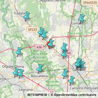 Mappa Via Umberto I, 21040 Cislago VA, Italia (5.09706)