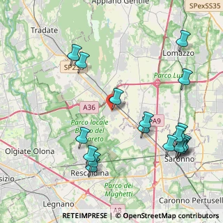 Mappa Via Umberto I, 21040 Cislago VA, Italia (4.86611)