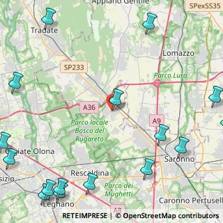 Mappa Via Umberto I, 21040 Cislago VA, Italia (7.24941)