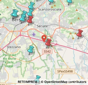 Mappa Vicolo Palestro, 24050 Grassobbio BG, Italia (6.29444)