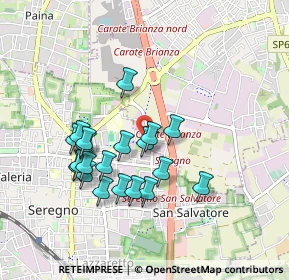 Mappa Via Madrid, 20831 Seregno MB, Italia (0.8175)