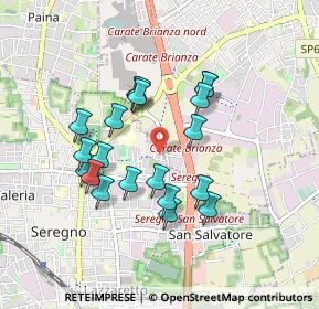 Mappa Via Madrid, 20831 Seregno MB, Italia (0.7825)