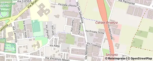 Mappa Seregno