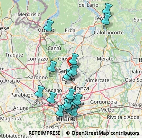 Mappa Via Madrid, 20831 Seregno MB, Italia (16.06778)