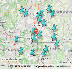 Mappa Via Madrid, 20831 Seregno MB, Italia (3.8465)