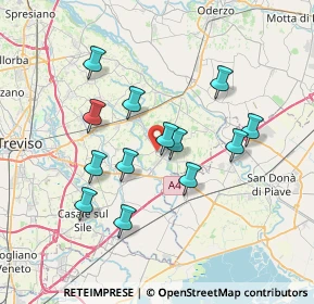 Mappa Via Monastero, 31050 Monastier di Treviso TV, Italia (6.42615)