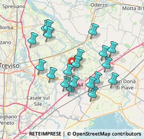 Mappa Via Monastero, 31050 Monastier di Treviso TV, Italia (6.476)