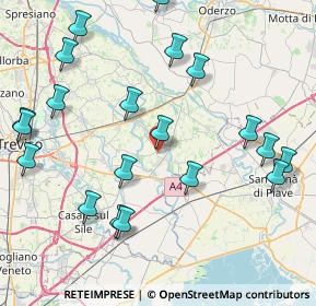 Mappa Via Monastero, 31050 Monastier di Treviso TV, Italia (9.645)