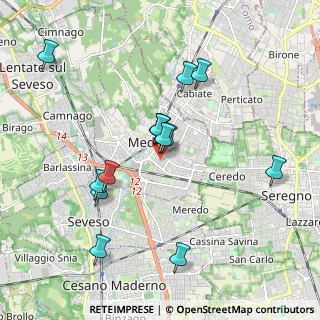 Mappa Via S. Fedele, 20821 Meda MB, Italia (1.77214)