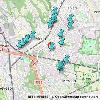 Mappa Via S. Fedele, 20821 Meda MB, Italia (0.991)