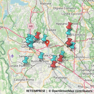 Mappa Via Filippo Turati, 21058 Solbiate Olona VA, Italia (7.03263)