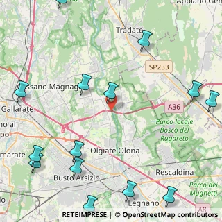 Mappa Via Filippo Turati, 21058 Solbiate Olona VA, Italia (6.3)