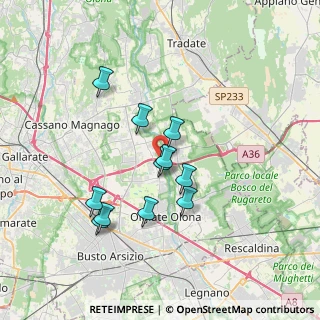 Mappa Via Filippo Turati, 21058 Solbiate Olona VA, Italia (3.07)