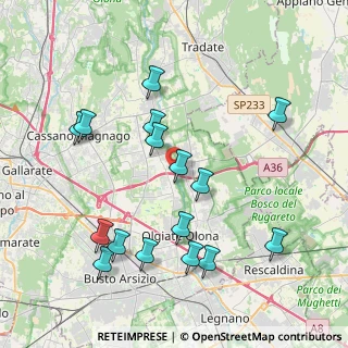 Mappa Via Filippo Turati, 21058 Solbiate Olona VA, Italia (4.21688)