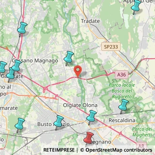 Mappa Via Filippo Turati, 21058 Solbiate Olona VA, Italia (6.99273)