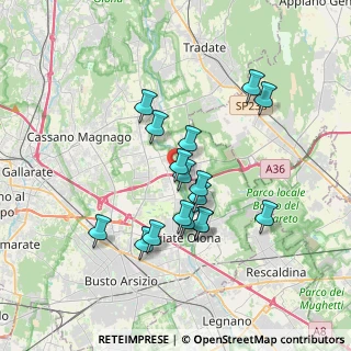 Mappa Via Filippo Turati, 21058 Solbiate Olona VA, Italia (3.08235)