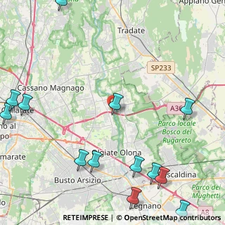 Mappa Via Filippo Turati, 21058 Solbiate Olona VA, Italia (6.38538)