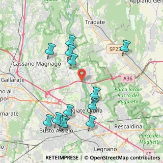 Mappa Via Filippo Turati, 21058 Solbiate Olona VA, Italia (4.33846)