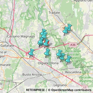 Mappa Via Filippo Turati, 21058 Solbiate Olona VA, Italia (2.68917)